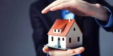 Home insurance concept.