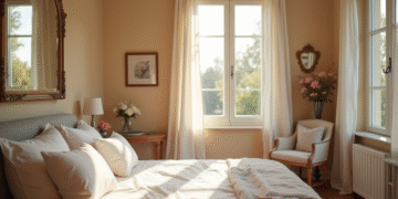 Chambre lumineuse dans une auberge en Provence