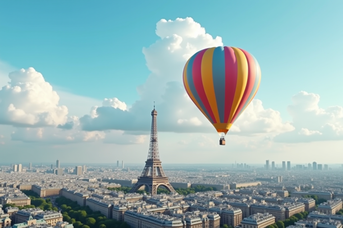 montgolfière ciel
