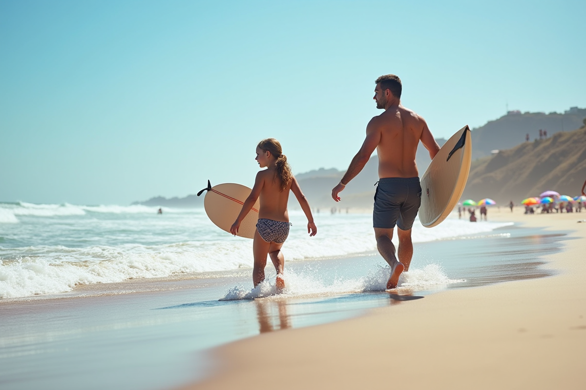 plage famille